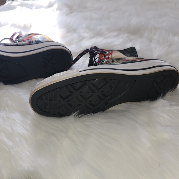 Converse Harley Quinn Face Chuck Taylor Hi Rare Vintage style 155260CMens 7Wom - Picture 8 of 10